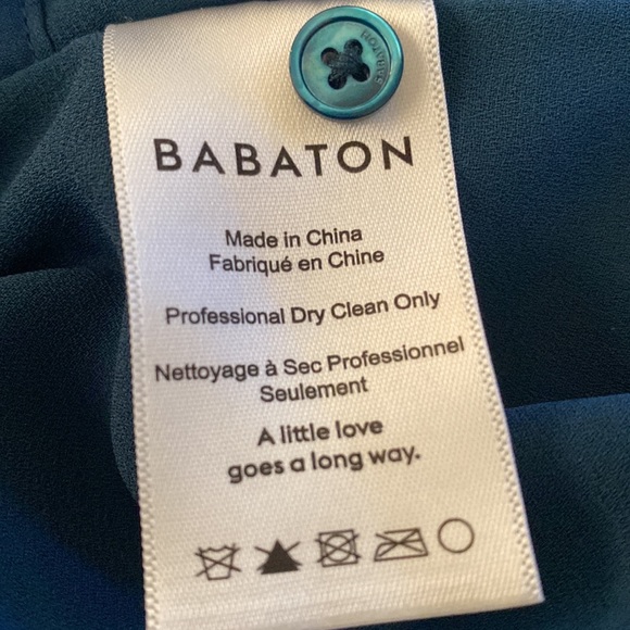 Babaton Aritzia 100% silk beautiful sleeveless lined dress w/ drawstring waist. - Picture 9 of 13